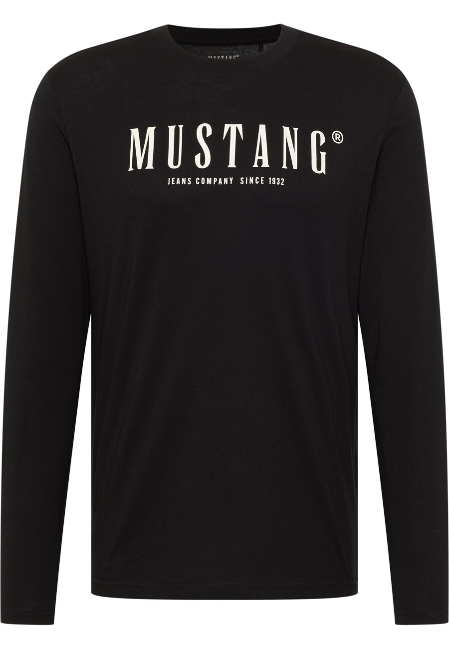 MĘSKA KOSZULKA Longsleeve MUSTANG Asheville Black 1016288 4142