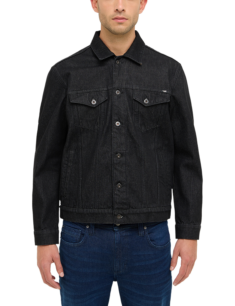 Męska Kurtka Zimowa Mustang Style Dallas Jacket Denim Black 1016831 4000 880