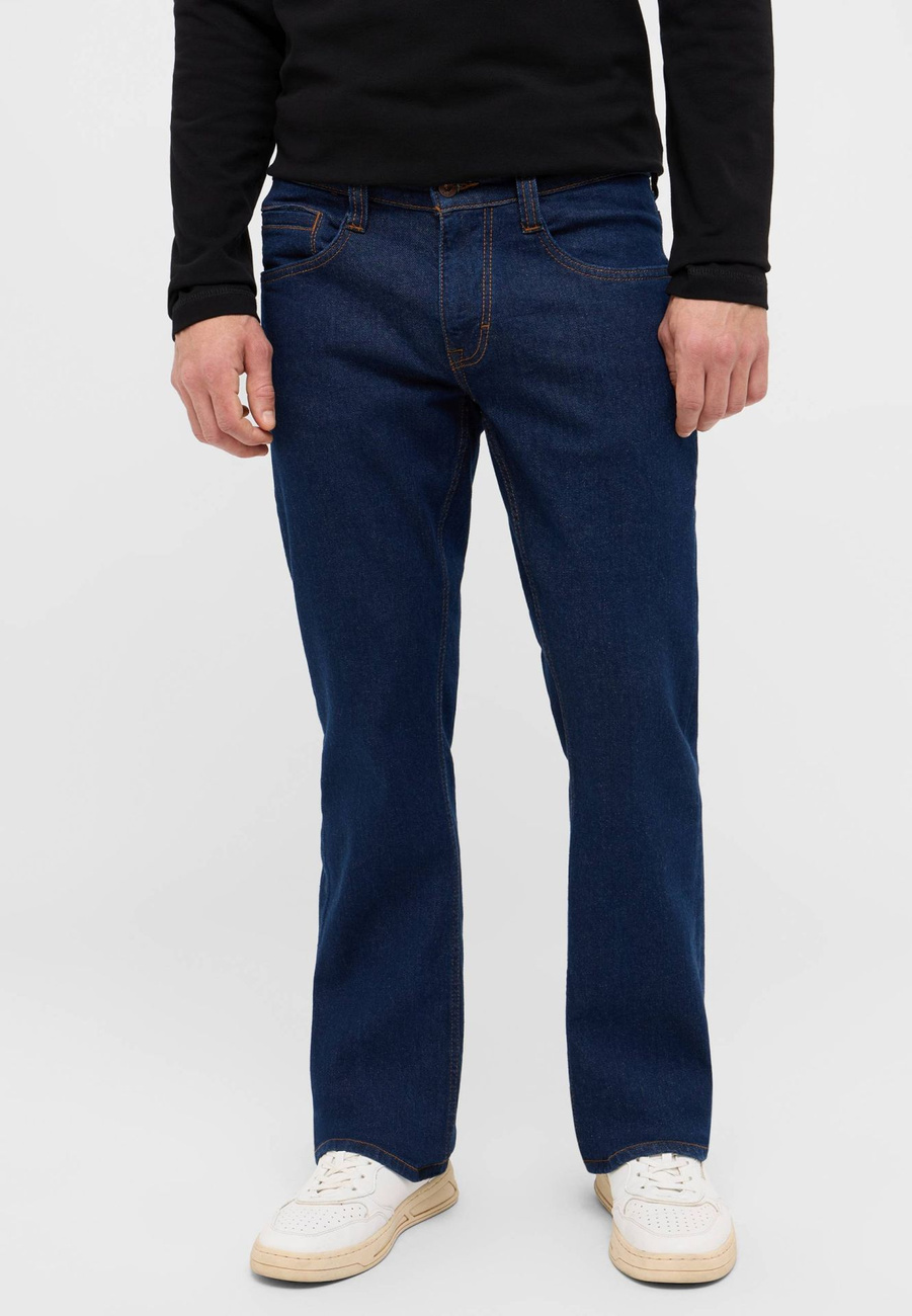 Męskie Spodnie Jeansowe Mustang Style Oregon Boot Denim Blue 1016342 5000 940