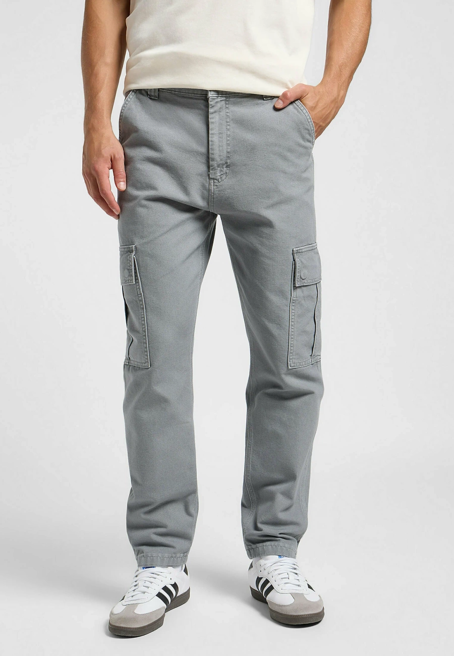 MESKIE SPODNIE LEE CARGO PANT HD LEE GRAY 112364176
