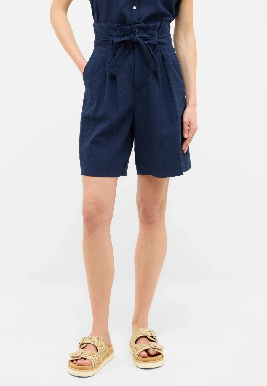 Damskie Szorty Materiałowe Mustang Style Darrah Navy Blazer 1016586 5324