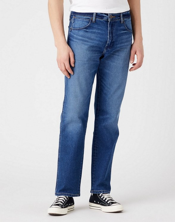 WRANGLER FRONTIER MĘSKIE SPODNIE JEANSOWE COWBOY HERO W16VU823O 112322848