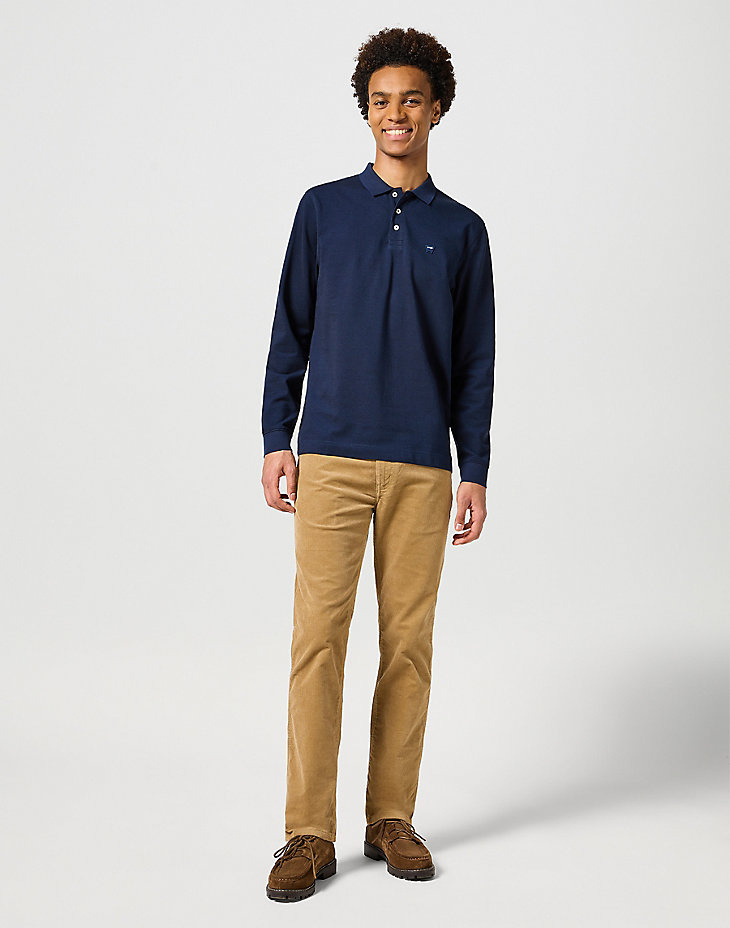 MĘSKIE SPODNIE SZTRUKSOWE WRANGLER GREENSBORO TIGERS EYE 11235740