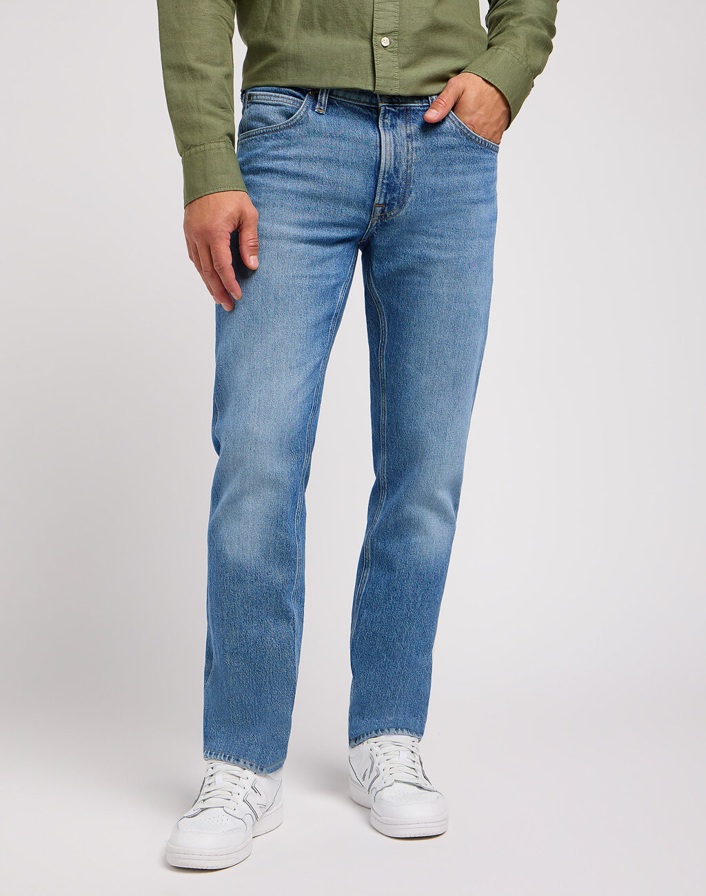 LEE DAREN ZIP FLY MĘSKIE SPODNIE JEANSOWE JEANSY DŻINSY CHILL OUT 112349214 L707016067