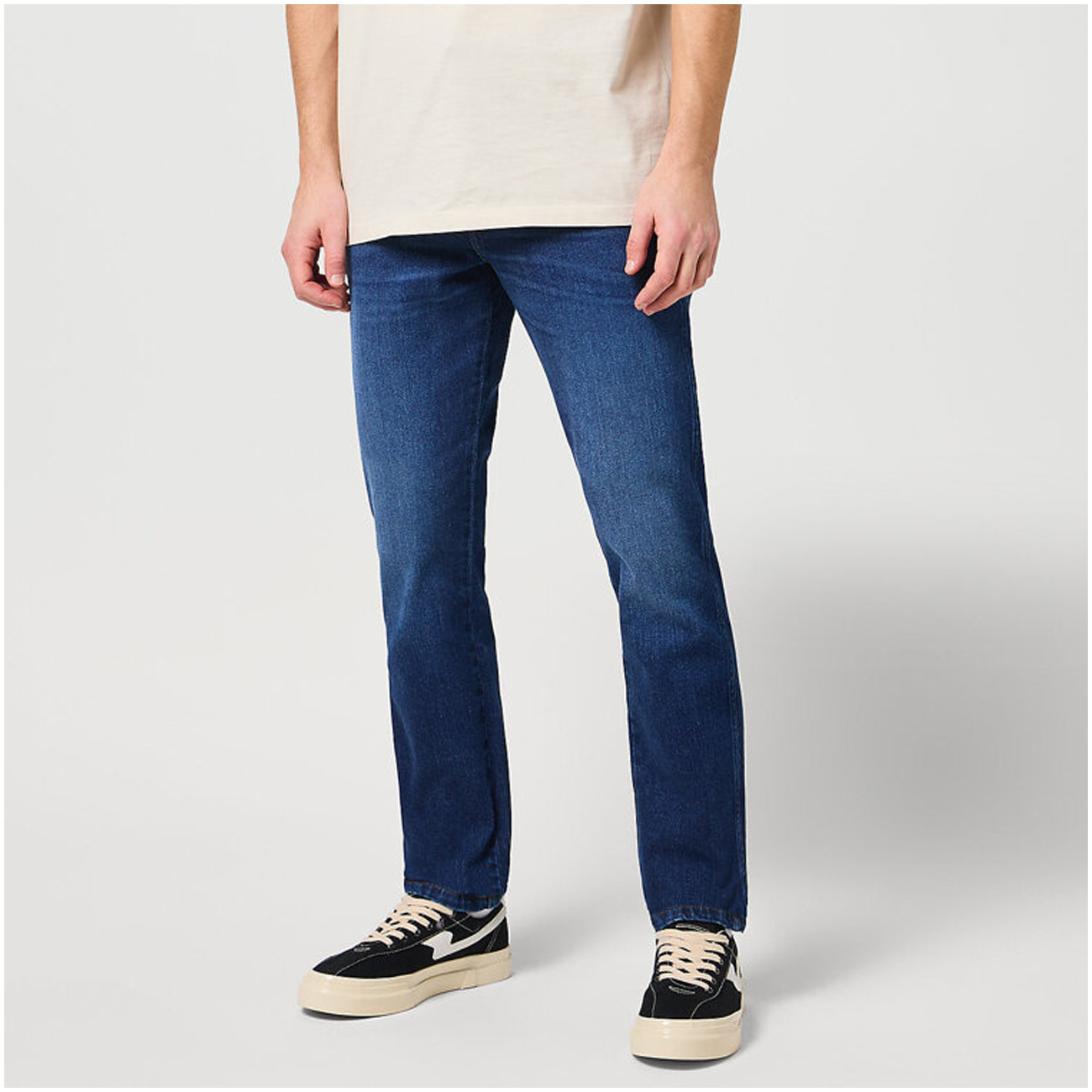 WRANGLER TEXAS SLIM MĘSKIE SPODNIE JEANSOWE JEANSY DŻINSY BLUE SOUL 112350661 W12S017997