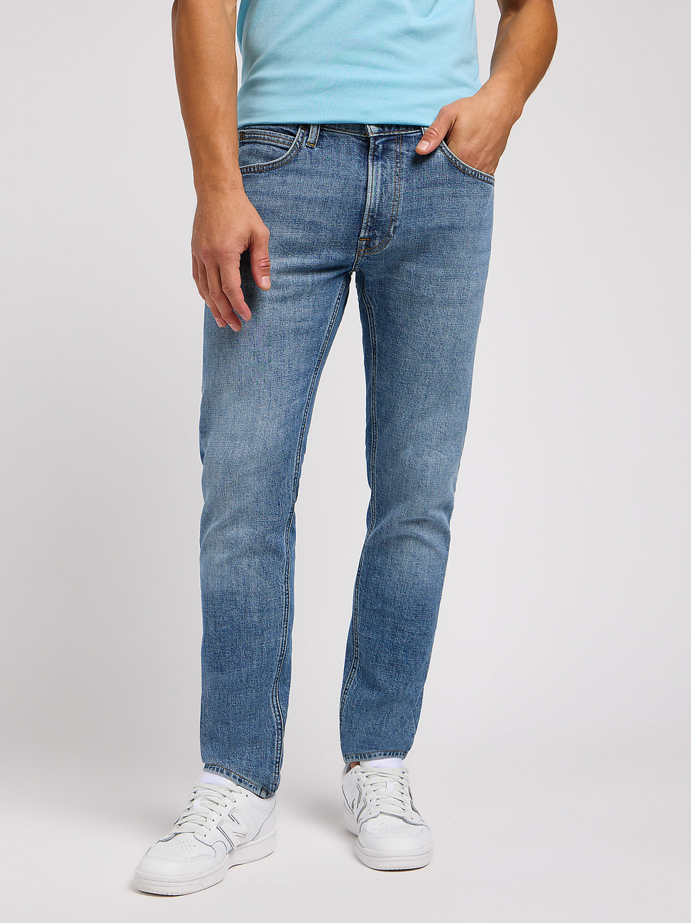 MESKIE SPODNIE LEE LUKE COUNTRY ROAD 112350154