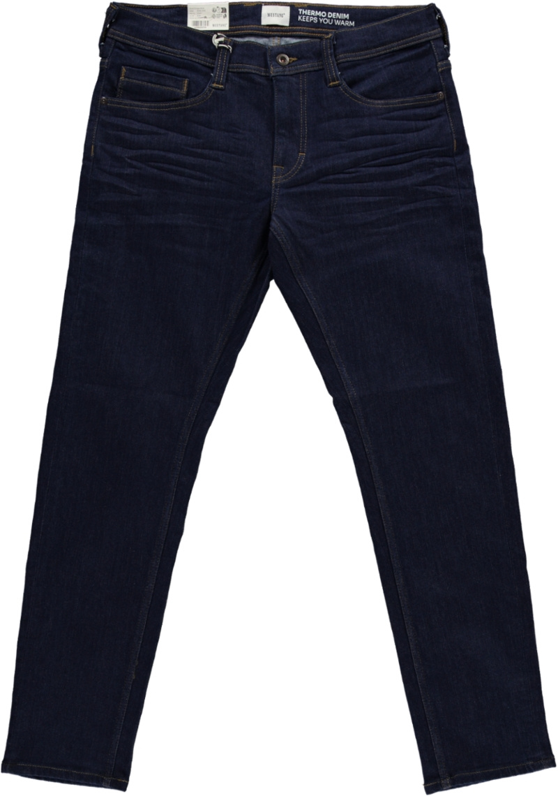 Męskie Spodnie Jeansowe Mustang Style Oregon Slim Denim Blue 1015869 5000 940