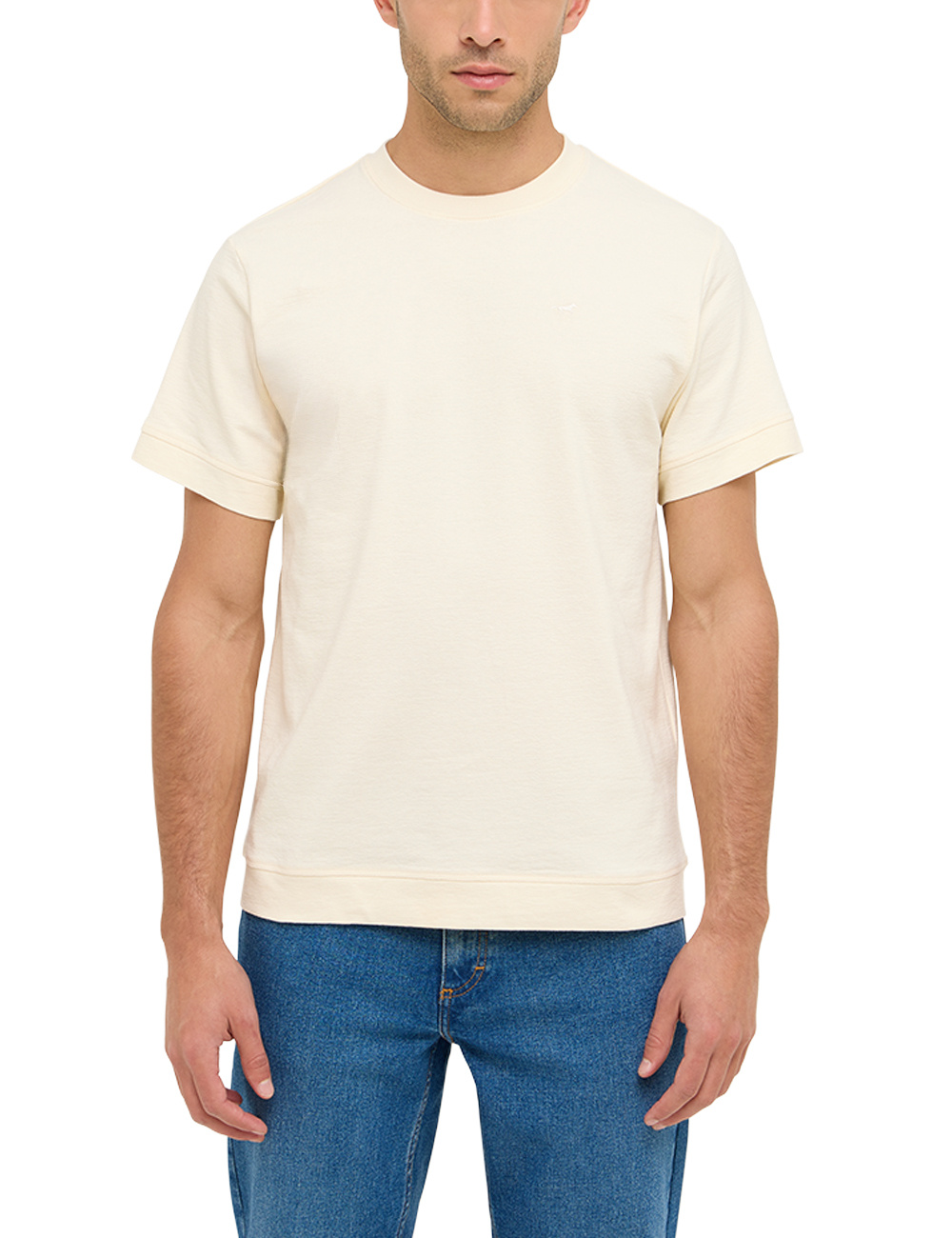 Męski T-Shirt Mustang Style Allentown Whisper White 1016271 2013