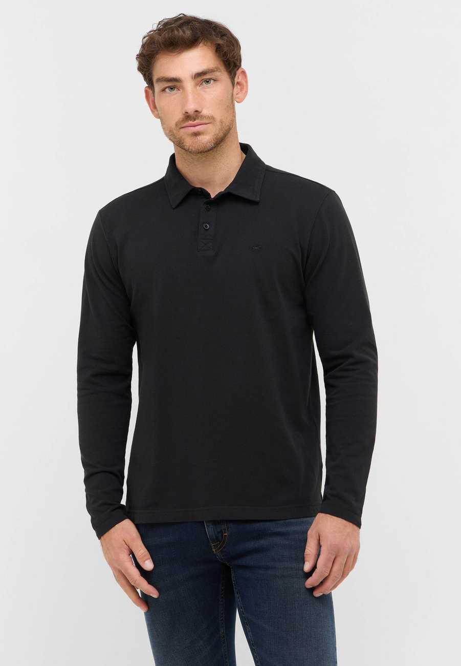Męski Longsleeve Mustang Style Portis Jet Black 1016881 4188