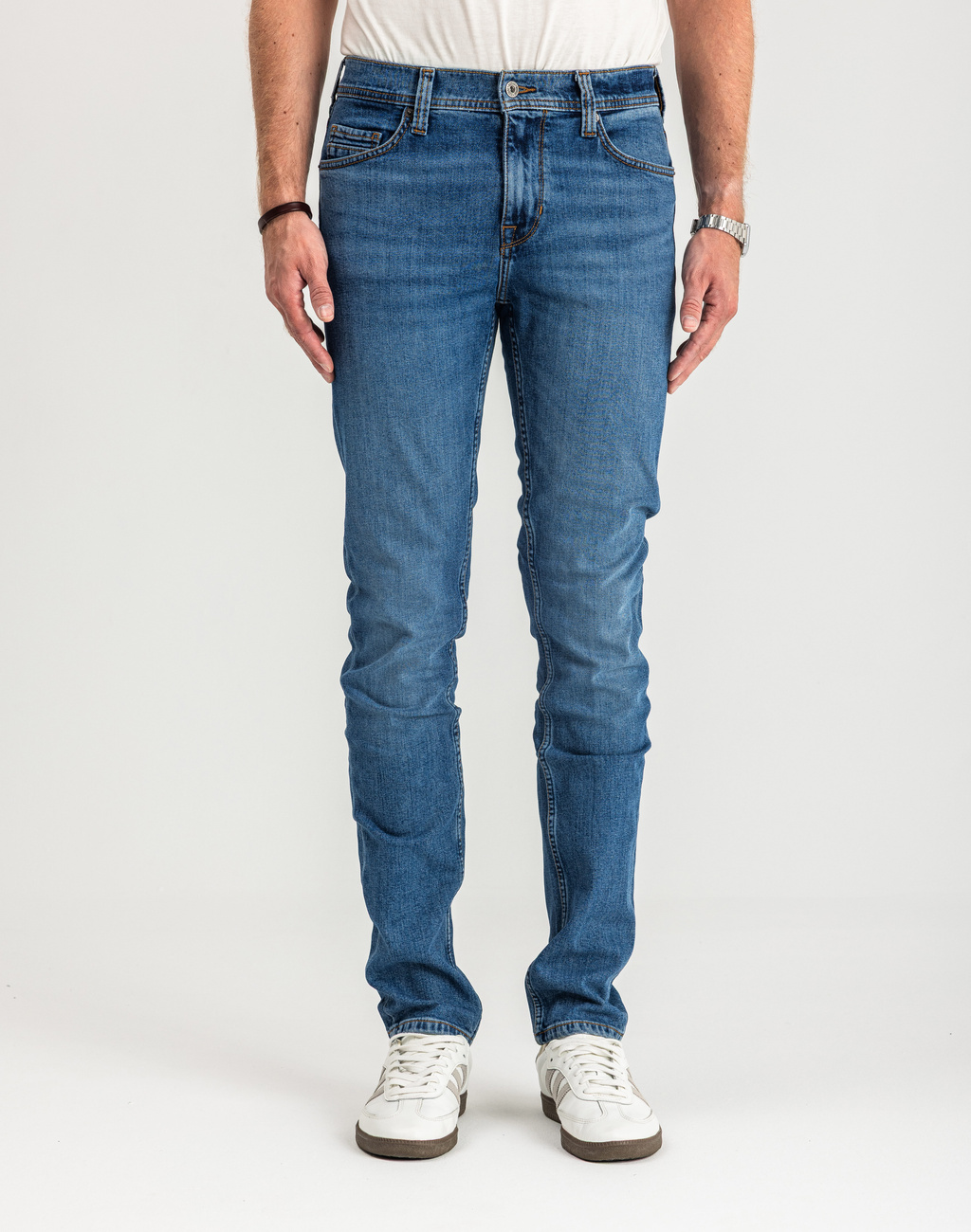 MUSTANG VEGAS SLIM MĘSKIE SPODNIE JEANSOWE JEANSY DŻINSY DENIM BLUE 1015350 5000 682
