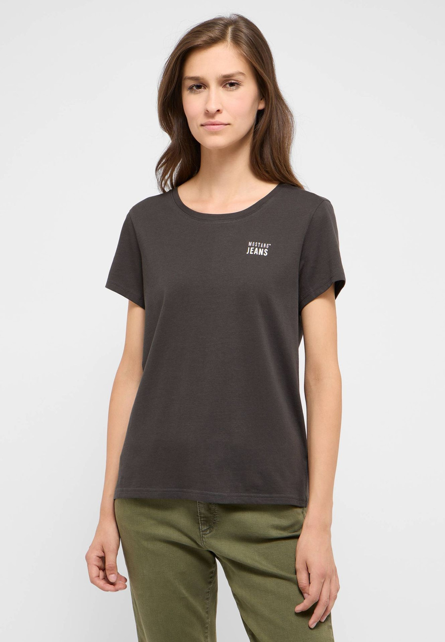 Damski T-Shirt Mustang Style Alma Pirate Black 1015938 4088