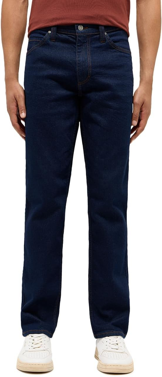 Męskie Spodnie Jeansowe Mustang Style Tramper Straight Denim Blue 1015877 5000 940