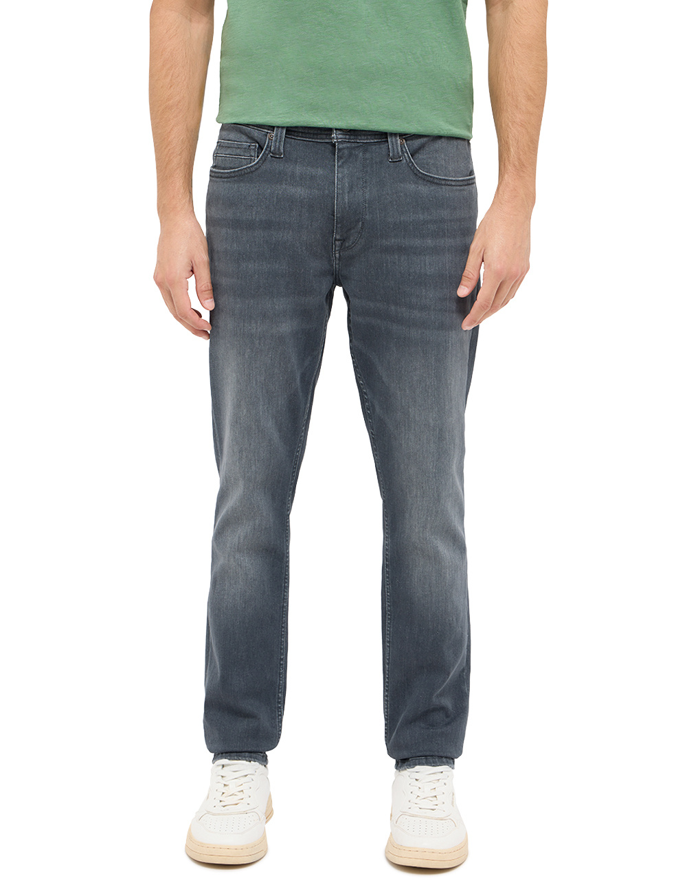 Męskie Spodnie Jeansowe Mustang Style Vegas Slim Denim Grey 1016311 4500 702