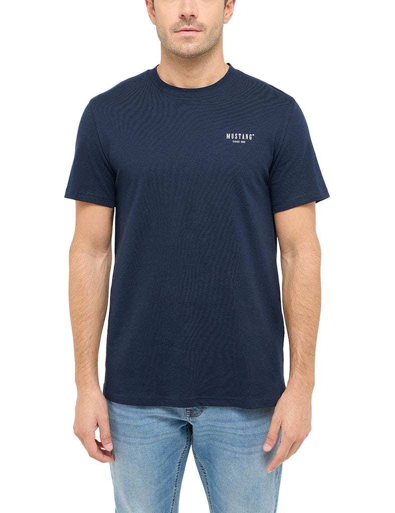 Męski T-Shirt Mustang Style Austin Dark Sapphire 1016273 4136