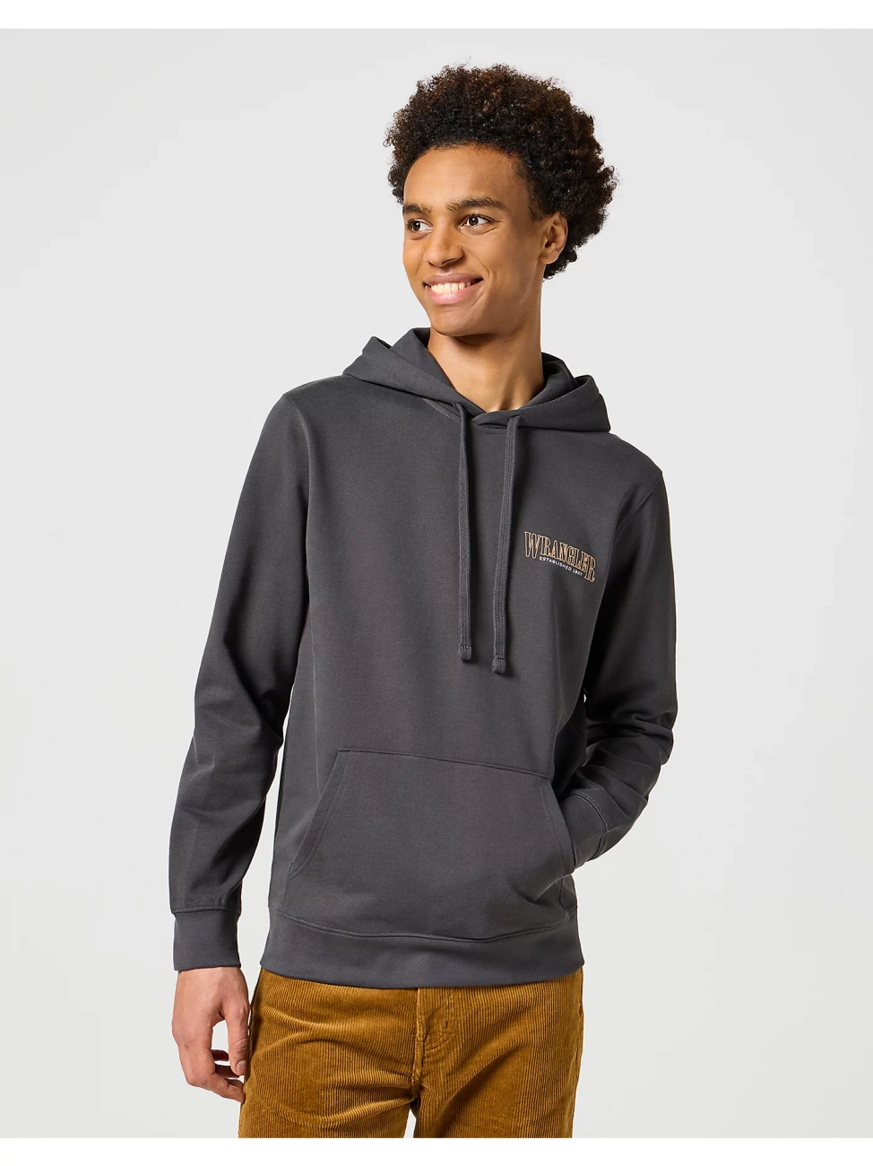 WRANGLER MĘSKA BLUZA HOODIE FADED BLACK 112357336 W6M9014116