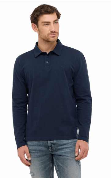 Męski Longsleeve Mustang Style Portis Dark Sapphire 1016881 4136