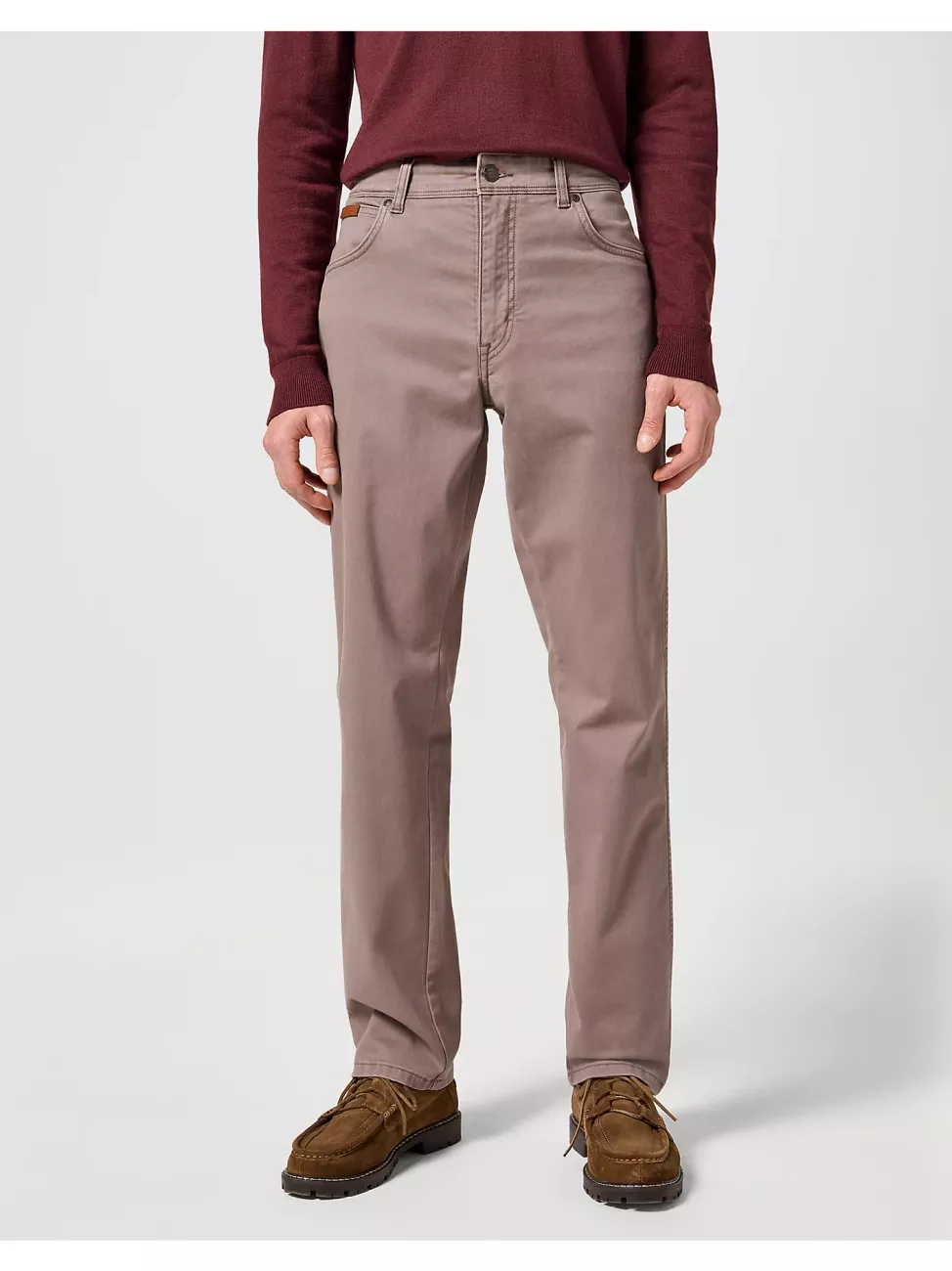 WRANGLER MĘSKIE SPODNIE MATERIAŁOWE TEXAS IRON 112356884 W121017431