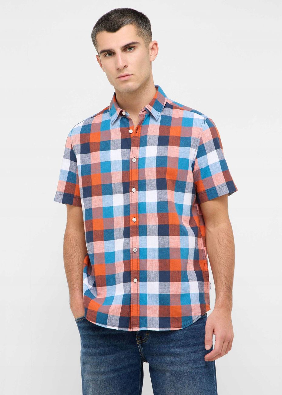 Męska koszula Mustang Style Berkeley Multi Big Vichy Check 1016471 12736