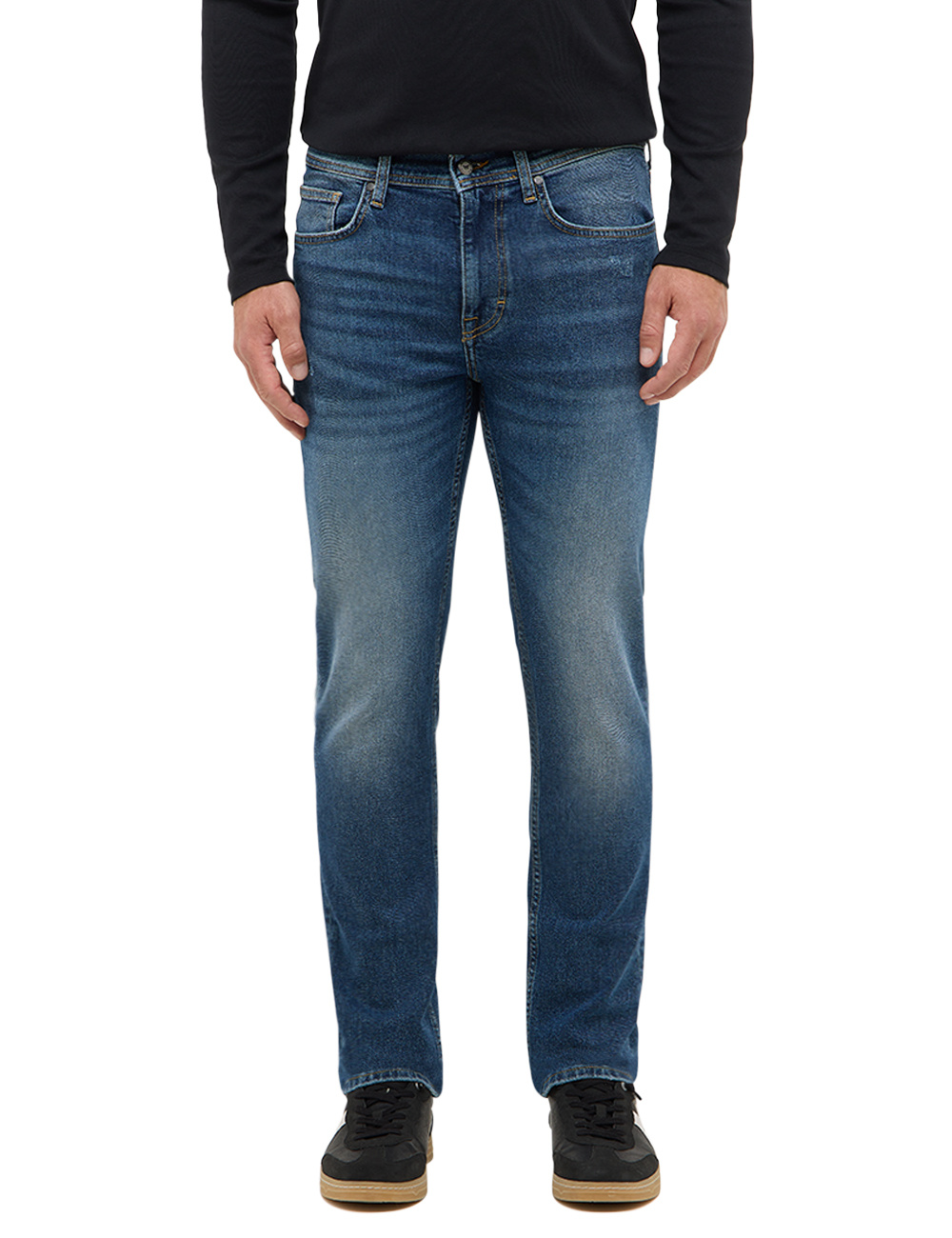 Męskie Spodnie jeansowe Mustang Style Orlando Slim Denim Blue 1016797 5000 434