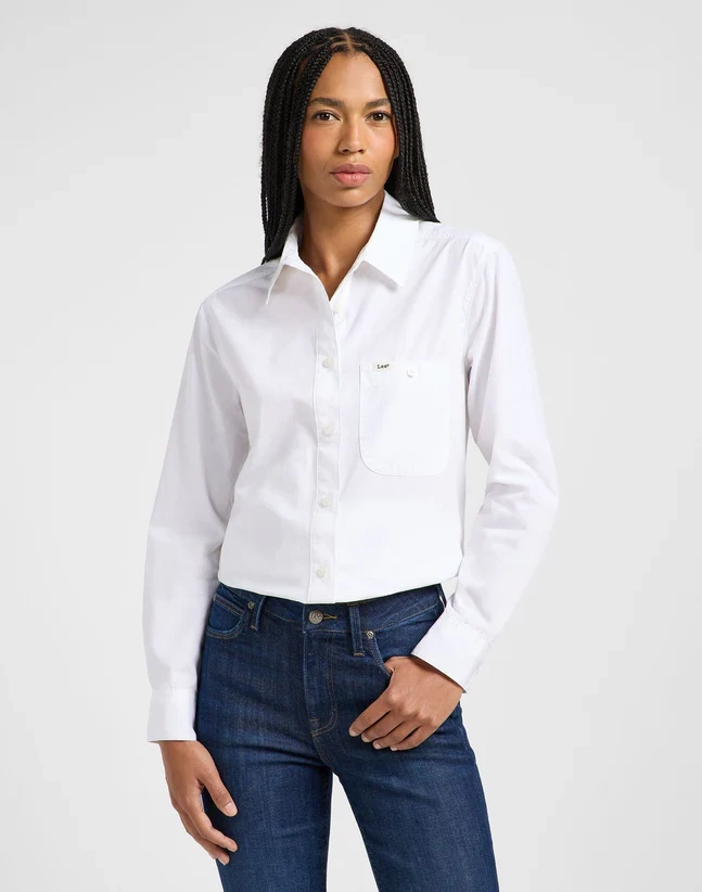 DAMSKA KOSZULA LEE ALL PURPOSE SHIRT BRIGHT WHITE 112365098