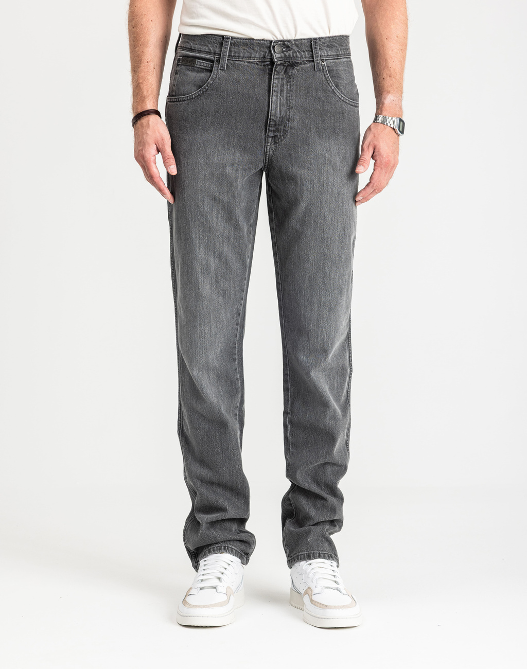 WRANGLER TEXAS MĘSKIE SPODNIE JEANSOWE DUSTY GRANITE W121P416N 112126173