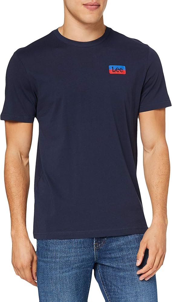 LEE MĘSKA KOSZULKA SEASONAL LOGO TEE WHITE L64DFQ12 112115726