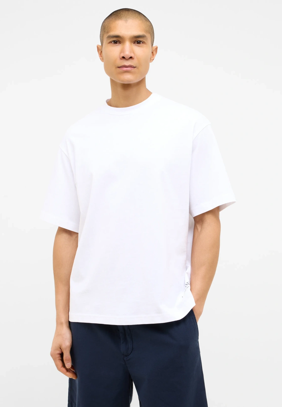 Męski T-Shirt Mustang Style Akron Bright White 1016499 2007