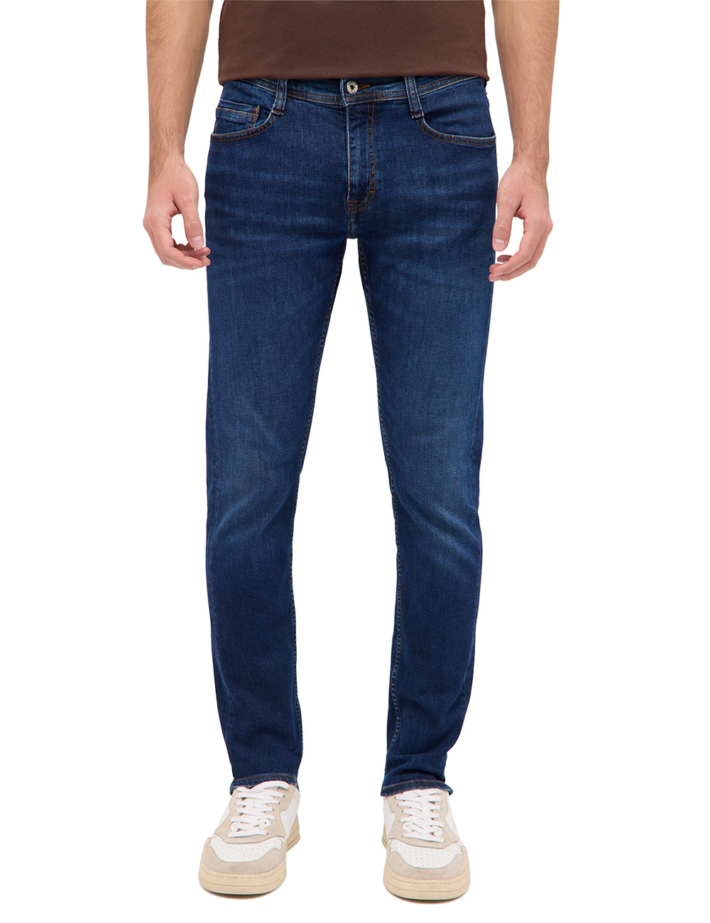 Męskie Spodnie Jeansowe Mustang Style Oregon Slim Denim Blue 1016315 5000 903