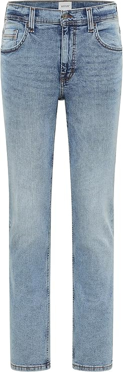 Męskie Spodnie jeansowe Mustang Style Washington Straight Denim Blue 1016617 5000 202