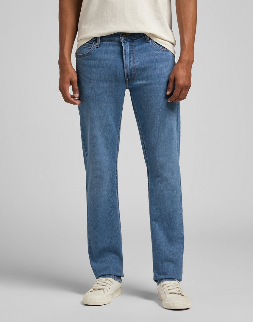 LEE DAREN ZIP FLY MĘSKIE SPODNIE JEANSOWE LIGHT WORN L707SQBH 112319362