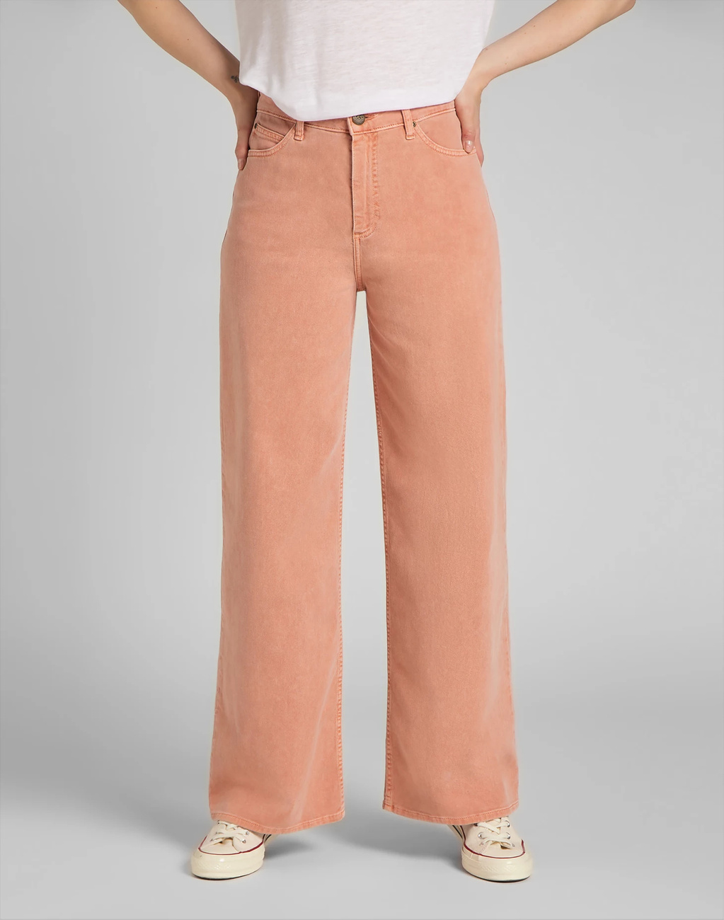 LEE Stella A Line DAMSKIE SPODNIE JEANSOWE TERRACOTTA L31SQHFR 112139868