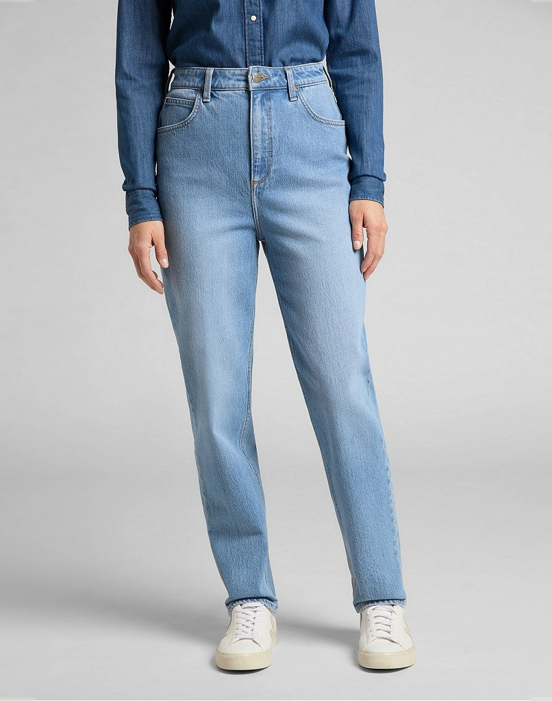 DAMSKIE SPODNIE JEANSOWE LEE STELLA TAPERED LT NEW HILL L31JMWRT 112139844