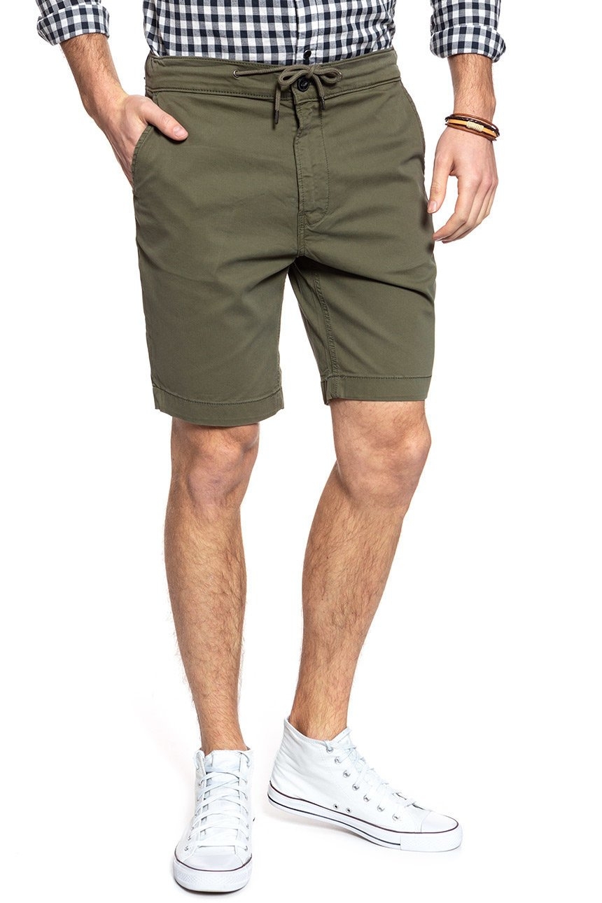 SPODENKI LEE DRAWSTRING SHORT IVY GREEN L73ULV06 112120802