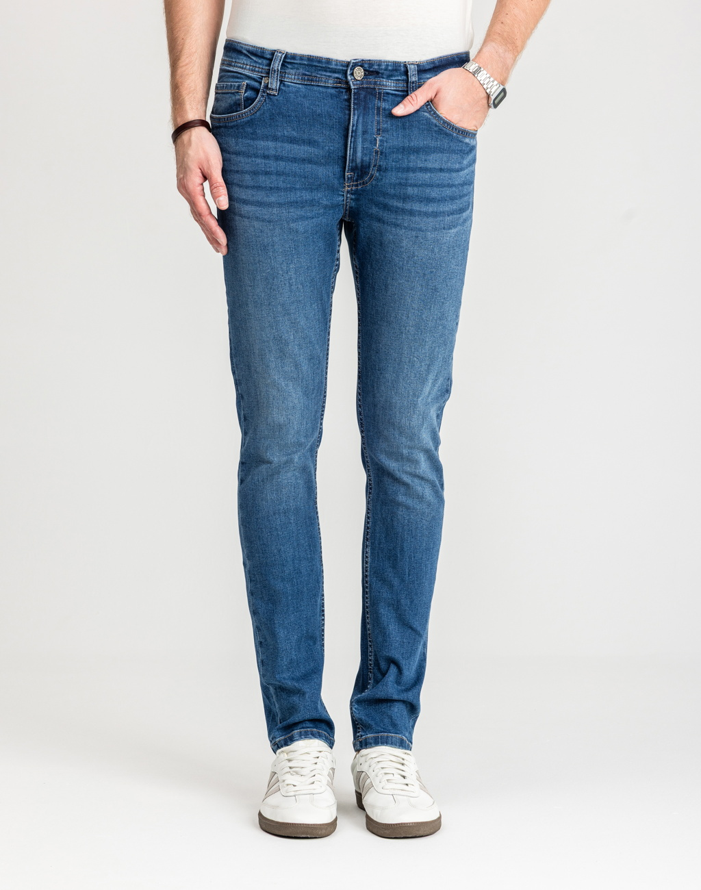 Męskie Spodnie Jeansowe Marcus Felix 2089 Jeans Sky Blue 14-200205