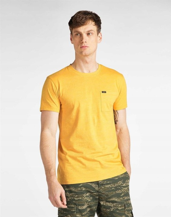 LEE ULTIMATE POCKET TEE MĘSKI T-SHIRT GOLDEN YELLOW L66JWTNF 112116509