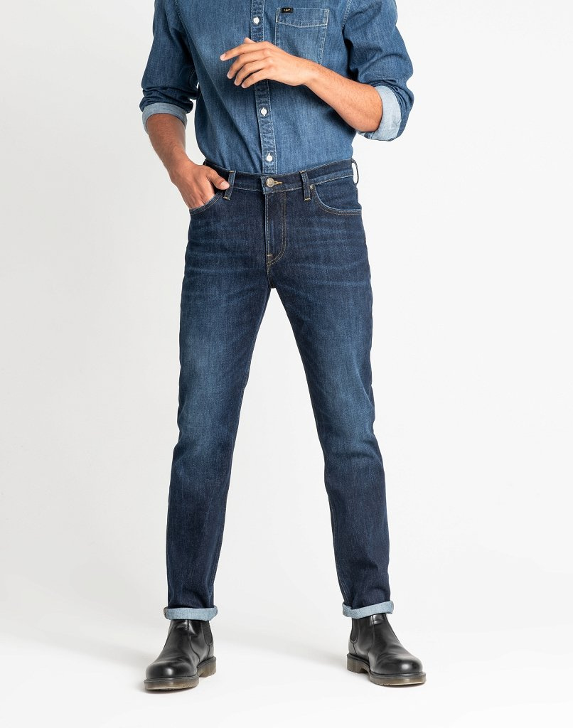LEE RIDER MĘSKIE SPODNIE JEANSOWE DARK POOL L701DHGP 112117326