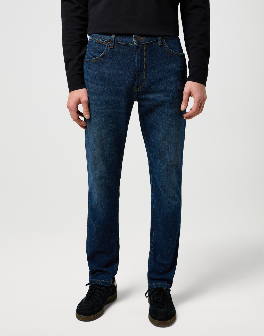 MESKIE SPODNIE JEANSOWE WRANGLER LARSTON OBSIDIAN 112371372