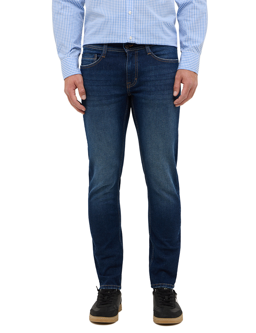 Męskie Spodnie jeansowe Mustang Style Oregon Slim Denim Blue 1016799 5000 803