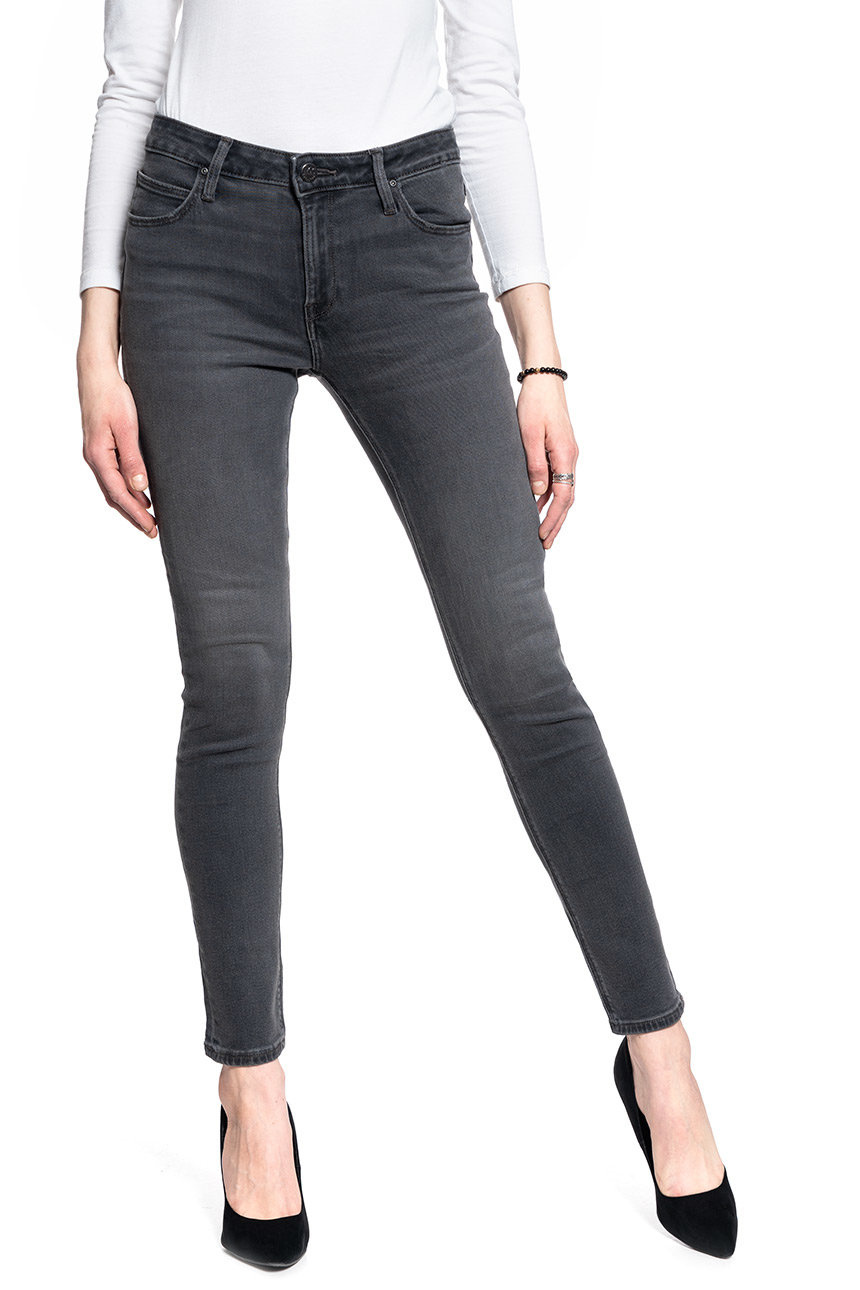 DAMSKIE SPODNIE JEANSOWE LEE ELLY BLACK FLOW L305CPRW 112105969