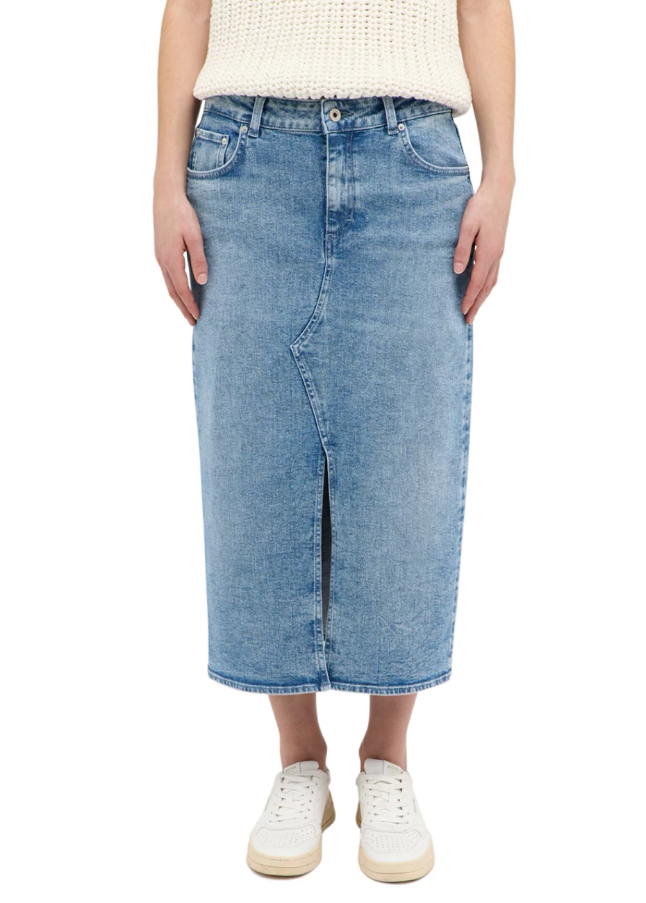 Damska spódnica jeansowa MUSTANG Eureka Denim Skirt Denim Blue 1016225 5000 582