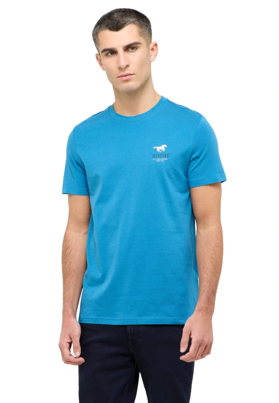 Męski T-Shirt Mustang Style Austin Sea of Belize 1016494 5444