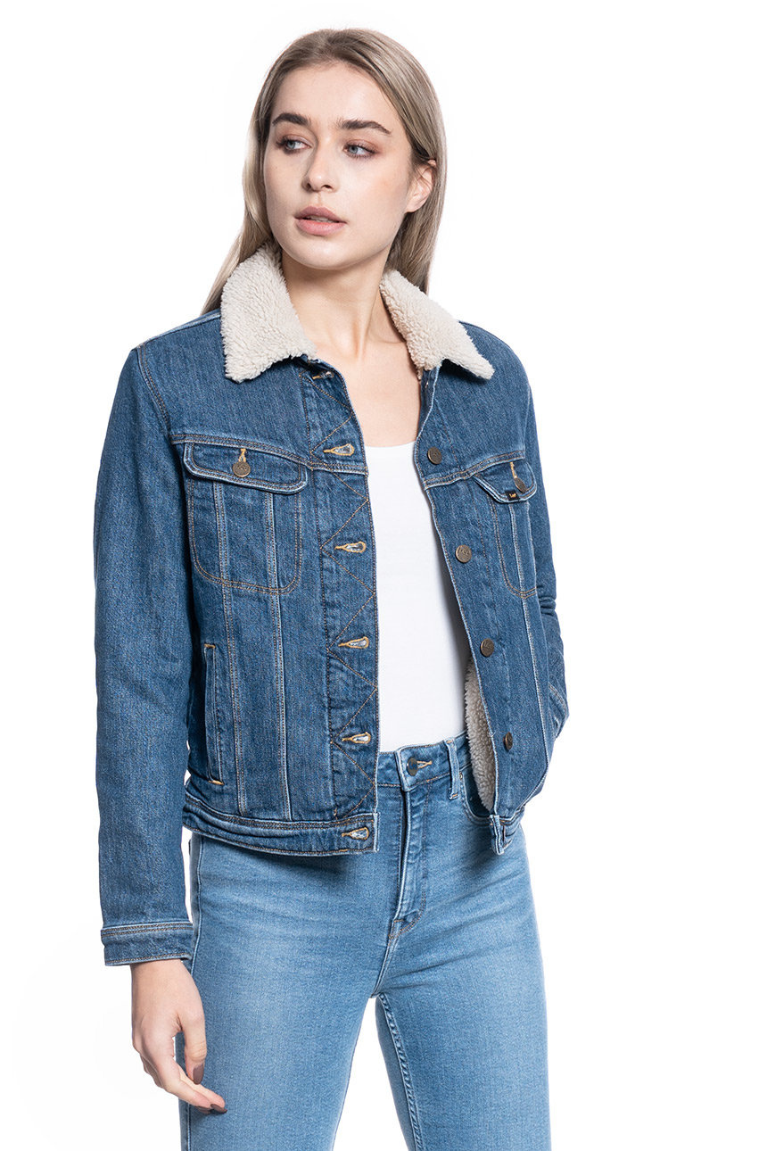 KURTKA DAMSKA LEE SHERPA RIDER VINTAGE DANNY L54VPOAV 112112983