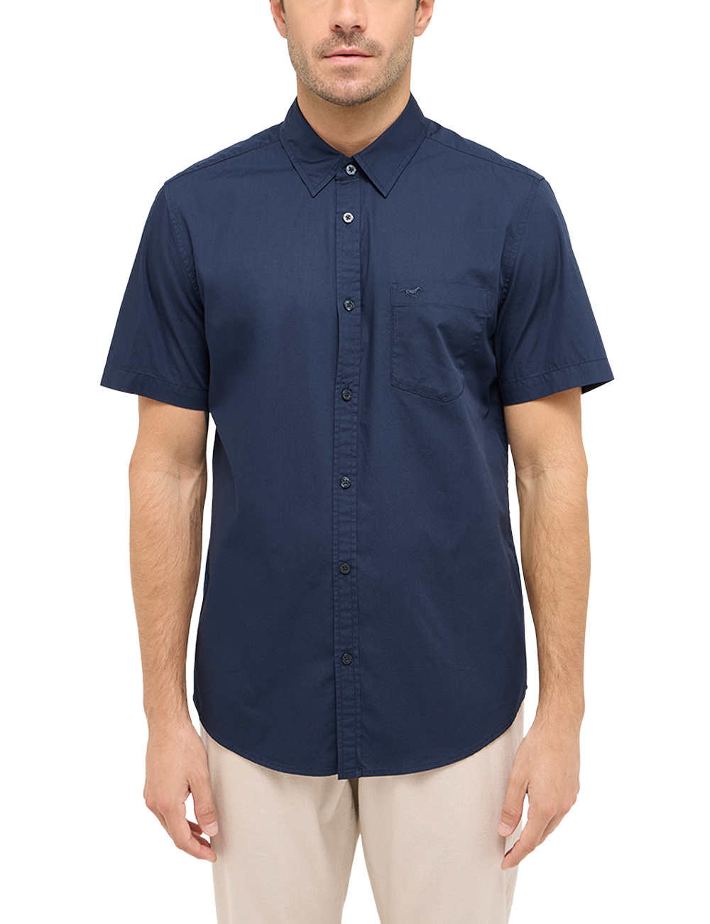 Męska Koszula Mustang Style Gilroy Dark Sapphire 1016251 4136