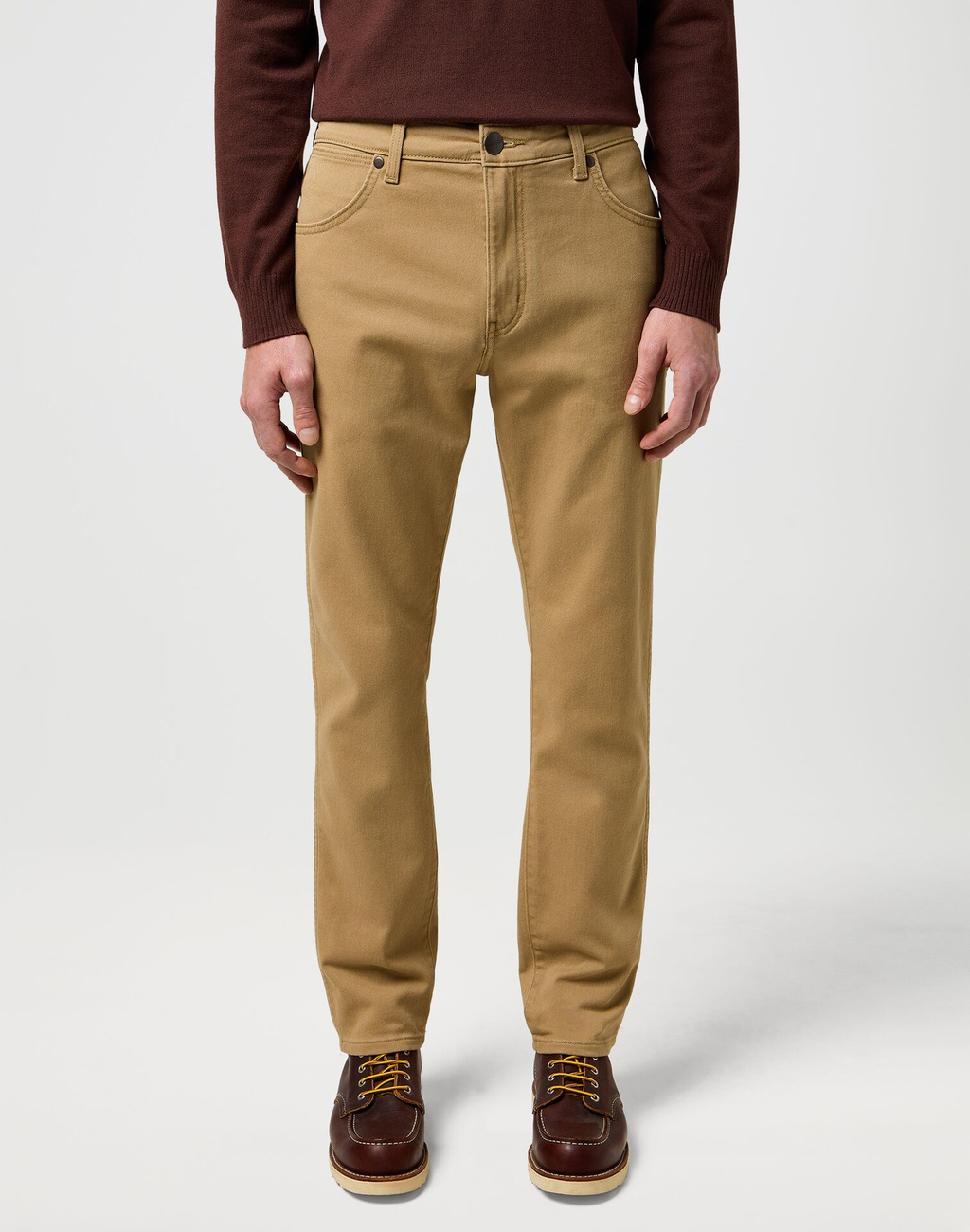 MESKIE SPODNIE WRANGLER LARSTON TIGERS EYE 112371642