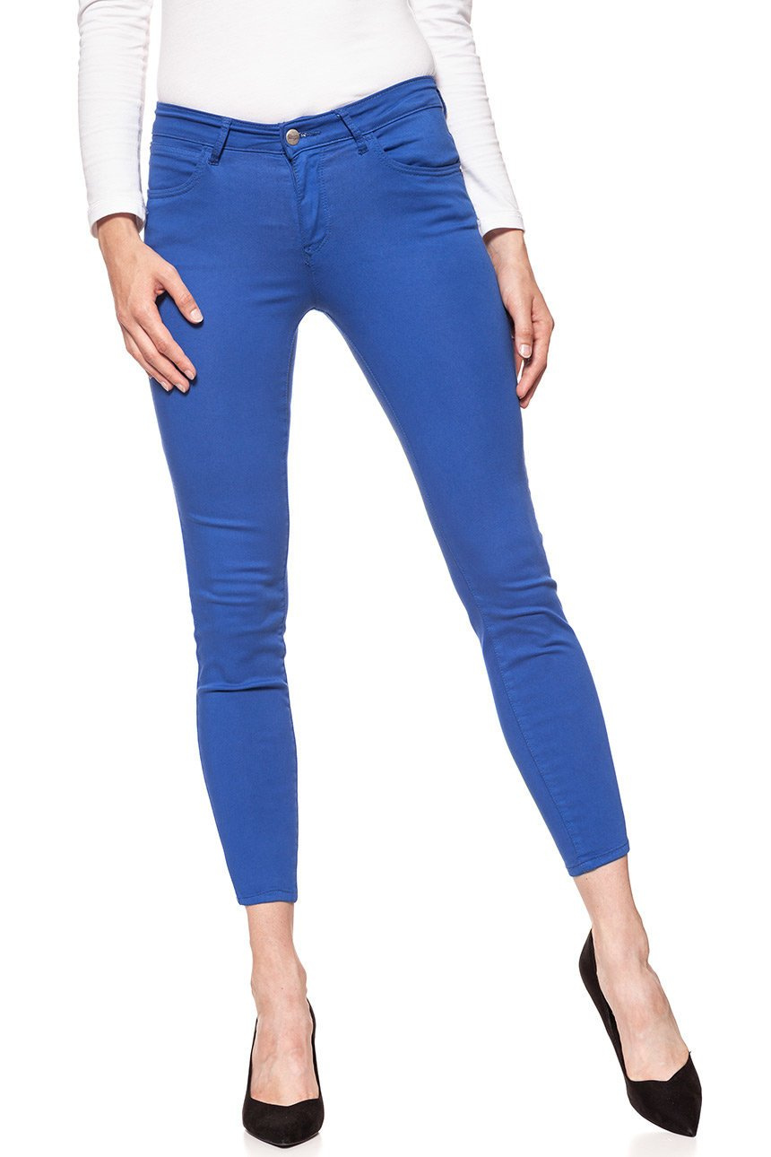 SPODNIE WRANGLER DAMSKIE SKINNY CROP TURKISH SEA W28MHL291 112128460