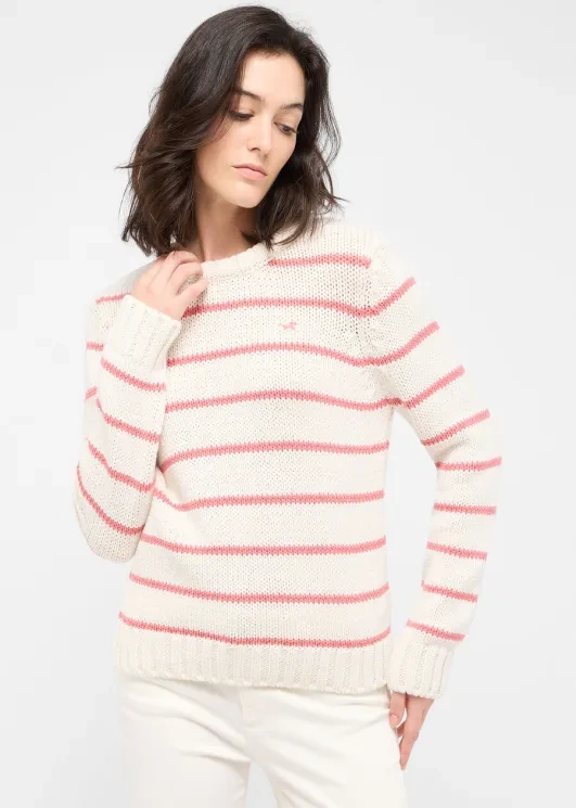 Damski Sweter Mustang Style Silas Pink Stripe French Riviera 1016174 12724