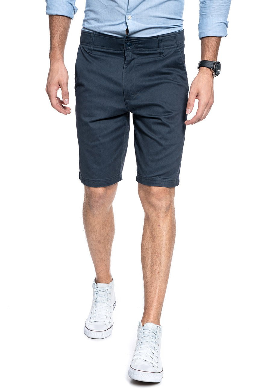 MĘSKIE SZORTY MATERIAŁOWE LEE COMFORT SHORT XM NAVY L71ZPB09 112119601