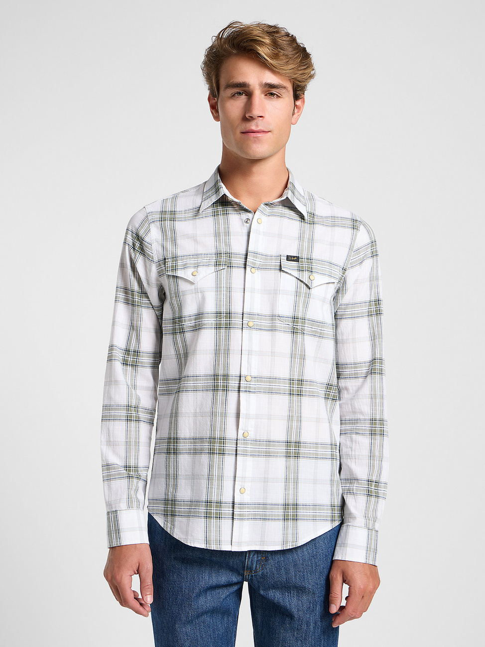 LEE MĘSKA KOSZULA LEE CLEAN WESTERN SHIRT MERCANTILE BRIG 112363912
