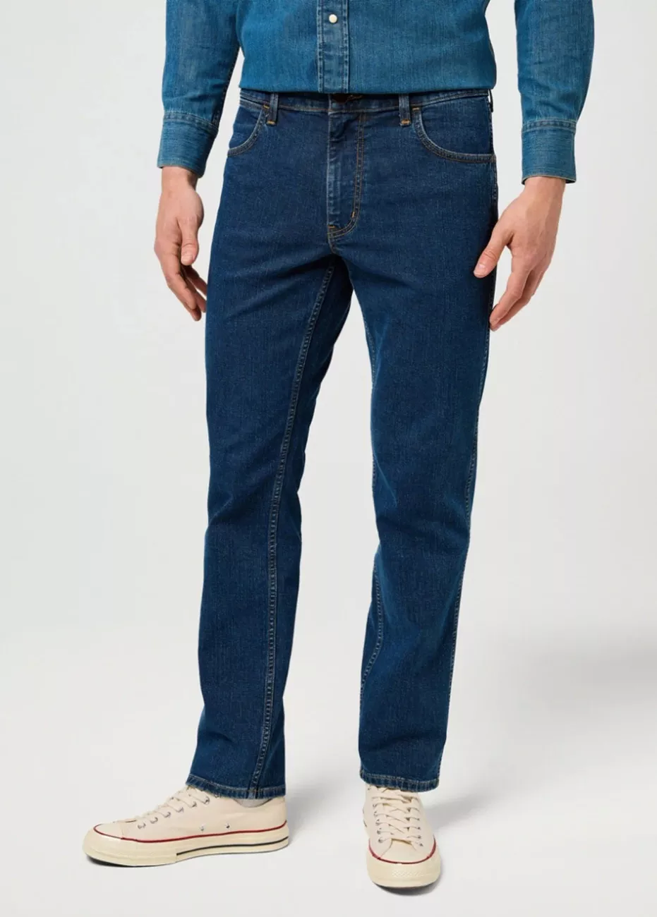 MESKIE SPODNIE WRANGLER GREENSBORO STONE RIVER 112371373