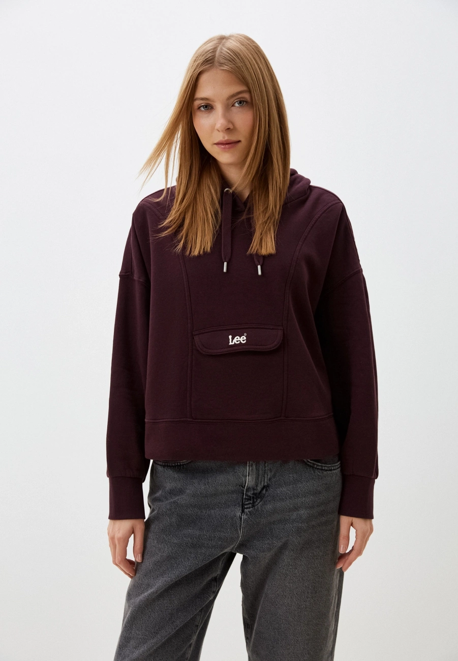 LEE DAMSKA BLUZA LEE VINTAGE HOODIE RODEO PURPLE 112341554